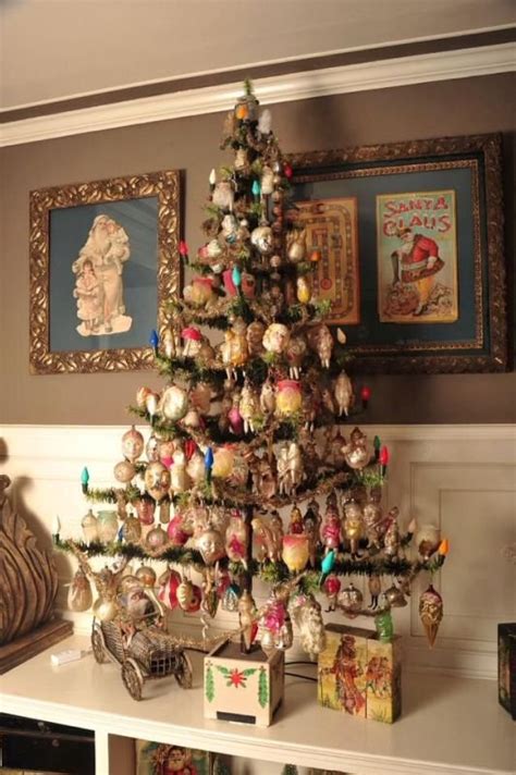 30 Vintage Christmas Tree Decorations Ideas That Will Blow Your Mind ...