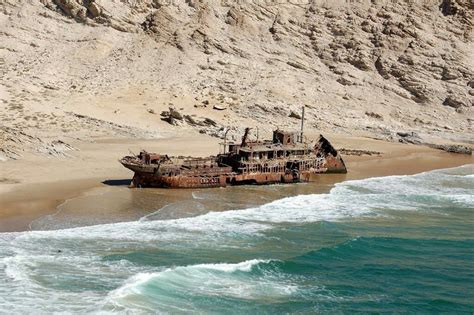 The Otavi was a steamer with a cargo of Guano. It ran aground in Spencer Bay, Namibia during ...