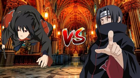 Sasuke akatsuki vs Itachi akatsuki Mugen Epic battle - YouTube