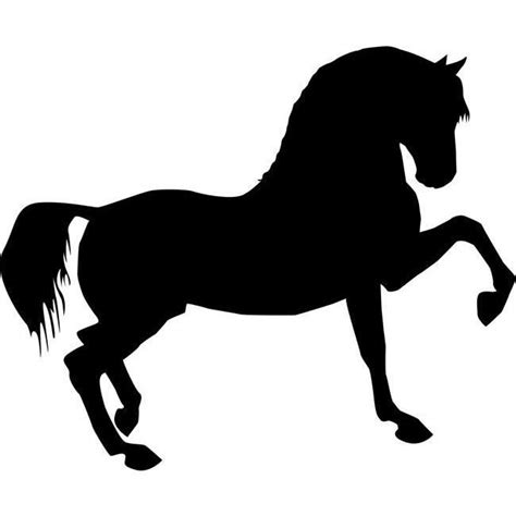 Prancing Horse Stencil - BASIC Stencils Collection:Available in sizes from 6" to 24" | Horse ...