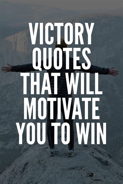 40 Inspirational Victory Quotes That Will Motivate You To Win | Winning quotes, Inspirational ...