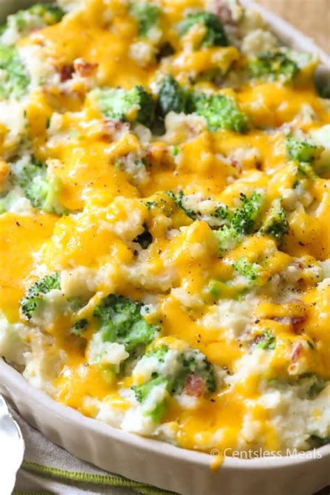 Cheesy Broccoli Potato Casserole - The Shortcut Kitchen