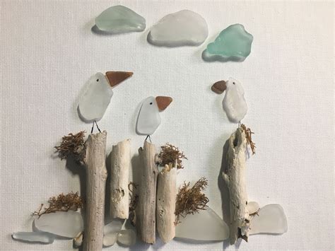 Meeting at the Pier! Sea glass and driftwood | Sea glass crafts, Sea ...