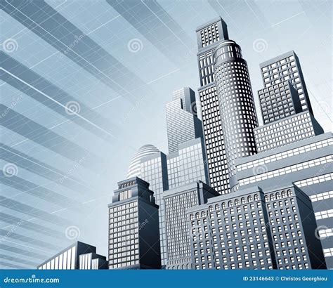 Urban City Business Background Stock Vector - Illustration of cityscape, city: 23146643