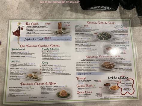 Menu at Chicken Salad Chick restaurant, Fayetteville