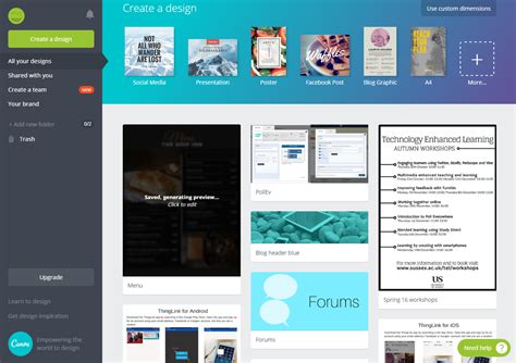 Introducing Canva: an accessible graphic design tool - Educational Enhancement