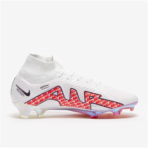 Nike Air Zoom Mercurial Superfly IX Elite FG - White/Off Noir/Coconut ...