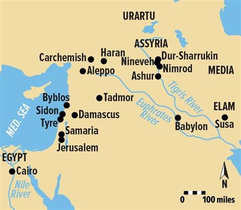 Assyria Mesopotamia Map