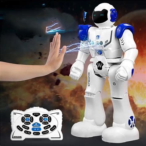 Remote Control Robot Toy Smart Child RC Robot With Sing Dance walking Action Figure Toys For ...