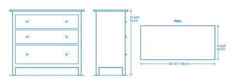 IKEA Hemnes 3-Drawer Chest Dimensions & Drawings | Dimensions.com