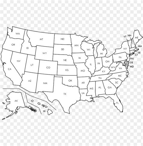 Explore the United States with Unique United States Map Clipart