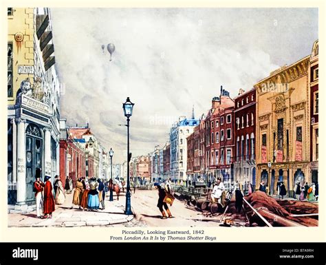 Old London Street Painting