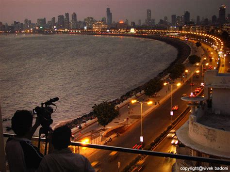 Marine Drive Mumbai at night,INDIA | This was during shootin… | Flickr