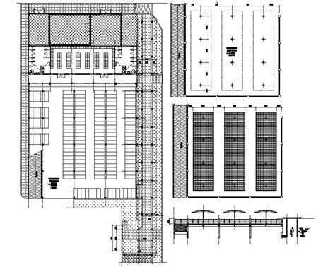 Underground parking design CAD plan download - Cadbull