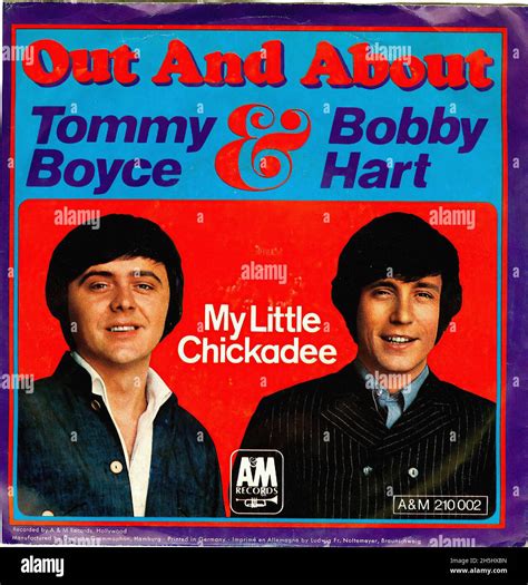 Vintage single record cover - Boyce, Tommy & Bobby Hart - Out & About - D - 1967 Stock Photo - Alamy