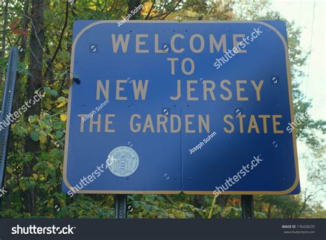 Welcome To New Jersey Sign Stock Photo 176428235 : Shutterstock