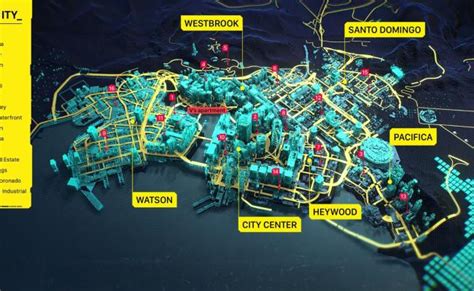 Cyberpunk 2077 Vs Gtav Map Sizes Night City Map Overview All 20 Plus ...