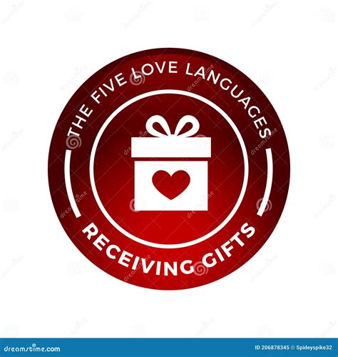 The Love Language - Gifts. Vector Illustration Stock Vector ...