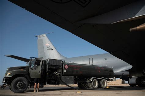 DVIDS - Images - KC-135 Stratotanker crew conduct ACE operations, refuel F-16 Fighting Falcon ...