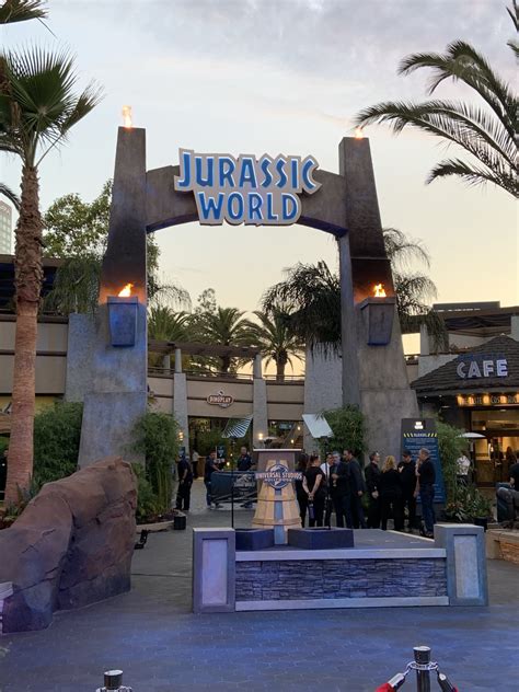 Jurassic World The Ride Media Night at Universal Studios Hollywood - Park Journey