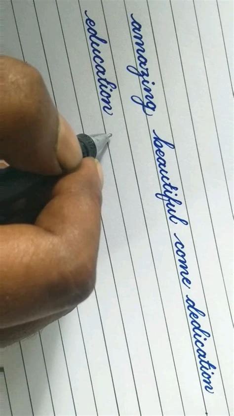 beautiful cursive handwriting | Schreiben