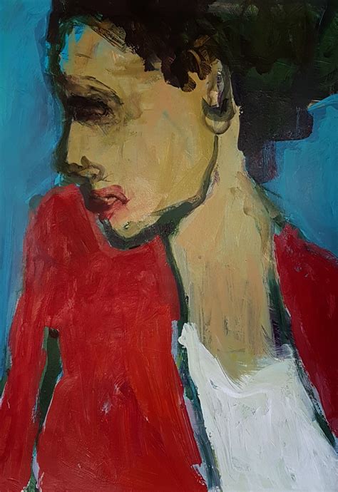 Portrait 02, Painting by Barbara Kroll | Artmajeur | Portrait painting ...