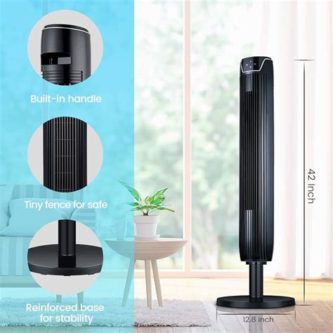 Tower Fan, 42 Inch Portable Oscillating Quiet Cooling Fan, 47% OFF