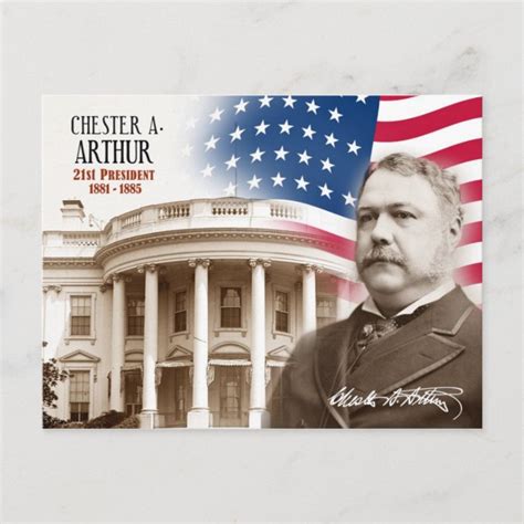 Chester A. Arthur - 21st President of the U.S. Postcard | Zazzle.com