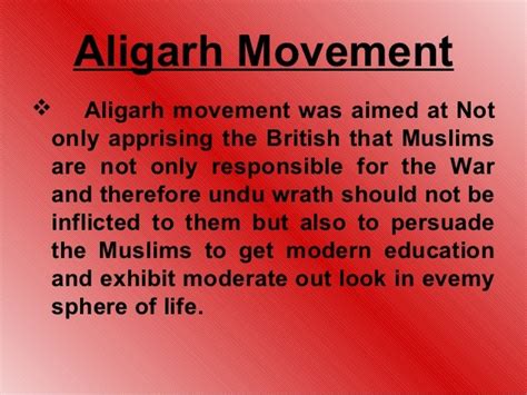 Aligarh movement