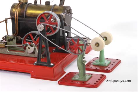 Mamod Steam Engine with Workshop and Press *SOLD* - AntiqueToys.com - Antique Toys for Sale