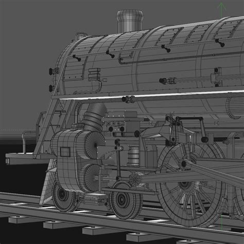 3ds Realistic Berkshire Steam Locomotive