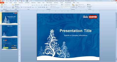 Free Free Christmas Tree PowerPoint Template - Free PowerPoint Templates - SlideHunter.com