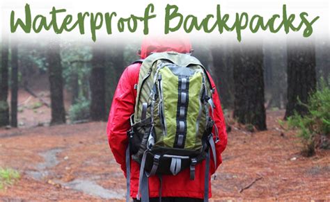 Best Waterproof Backpacks + Reviews and Buyer's Guide - Fin Bin