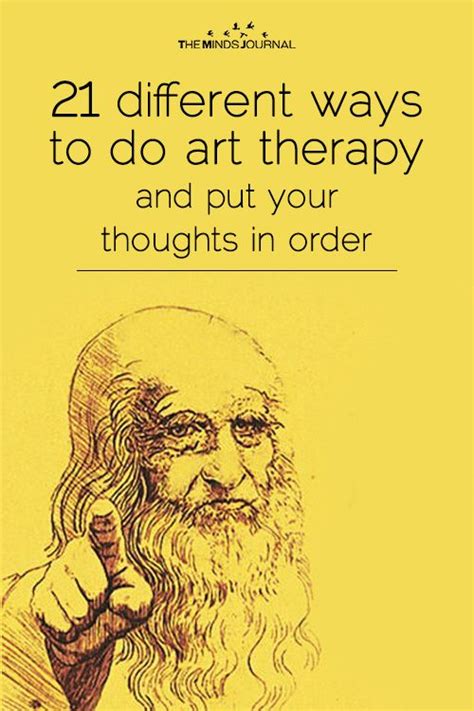 21 different ways to do art therapy and put your thoughts in order | Art therapy, Art therapy ...