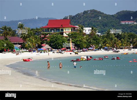 The beach in Pantai Cenang, Langkawi, Malaysia Stock Photo - Alamy