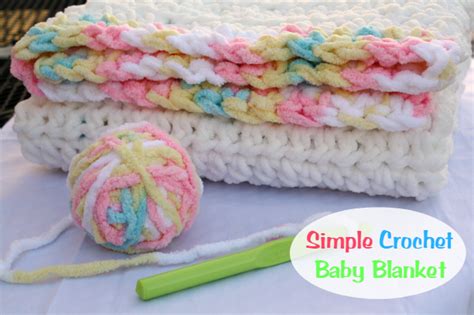 How to make a Simple Beginners Crochet Baby Blanket — Mommy's Kitchen