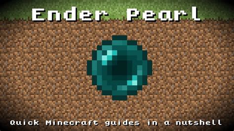 Minecraft - Ender Pearl! Recipe, Item ID, Information! *Up to date ...