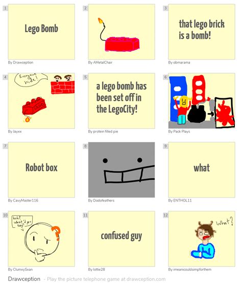 Lego Bomb - Drawception