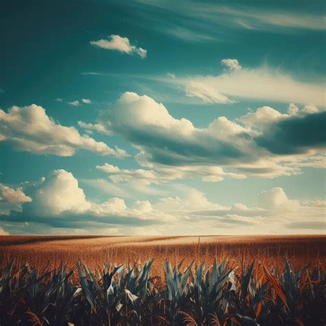 Premium AI Image | Photo view along a freshly ploughed field poplars and woodland in background