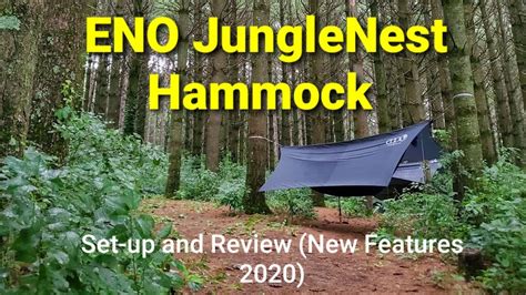 ENO Junglenest Hammock Review and Setup (new features 2020) Simple Setup, Comfort, and Design ...