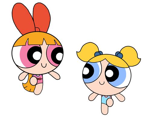 Blossom and Bubbles in their swimsuits by CARLOSDEVIANTBOI on DeviantArt | Powerpuff girls ...
