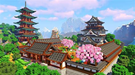 Japanese Castle Base | Minecraft Timelapse - YouTube