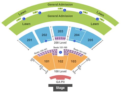 Fiddlers Green Amphitheatre Seating Chart - Denver