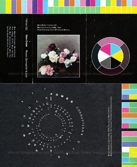 Full cassette layout for New Order's "Power, Corruption & Lies" album ...