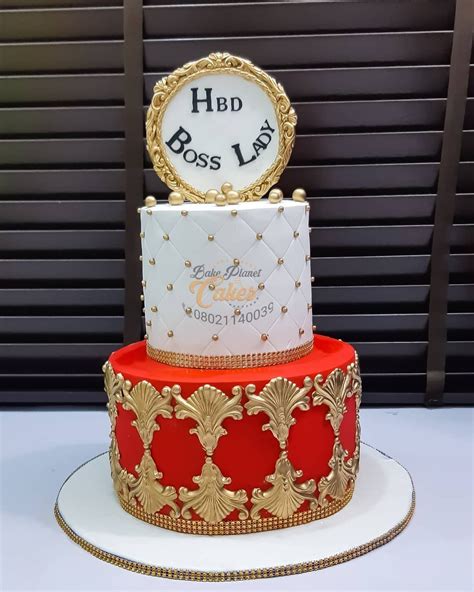 @bakeplanetcakes shared a photo on Instagram: “Cake for boss lady ...