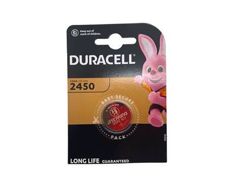 Duracell CR2450 Lithium Cell Battery – Tecsupa