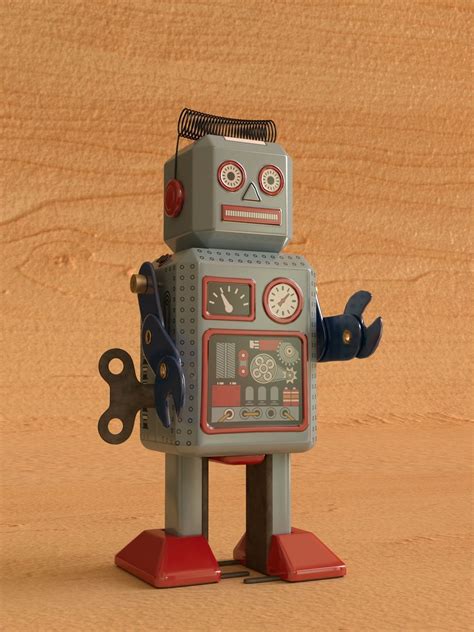 Vintage Style Collectible Robot MS294 3D model | CGTrader