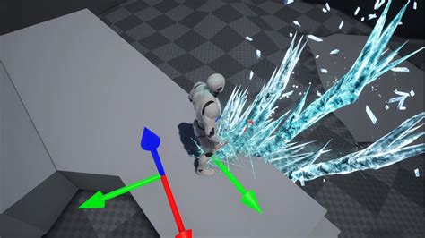 LEAKED GAME ASSETS - Ice Skill VFX Interactive with Terrain