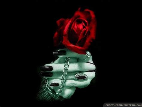 Gothic Black Roses Wallpaper