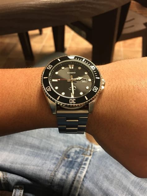 [Casio Duro Marlin] with an Oyster bracelet. : r/Watches